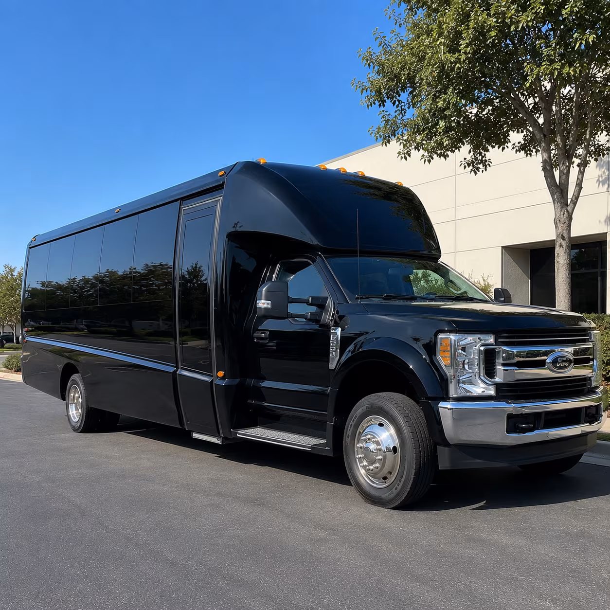 minibuses for prom groups navigating downtown santa fe