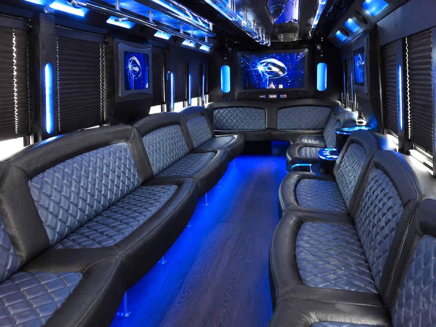 santa fe concert party bus rental