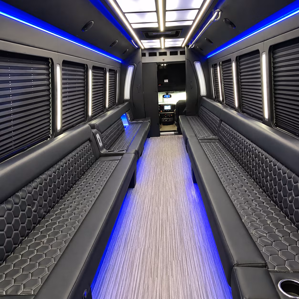 santa fe party bus rentals inside