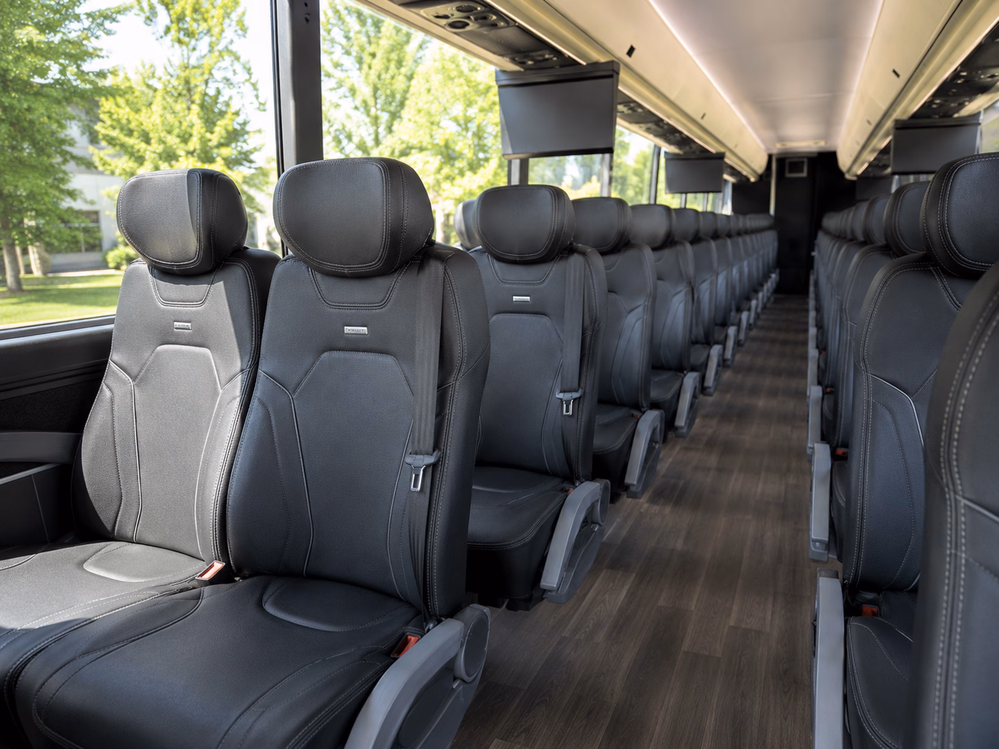 santa fe wedding transportation onboard seating