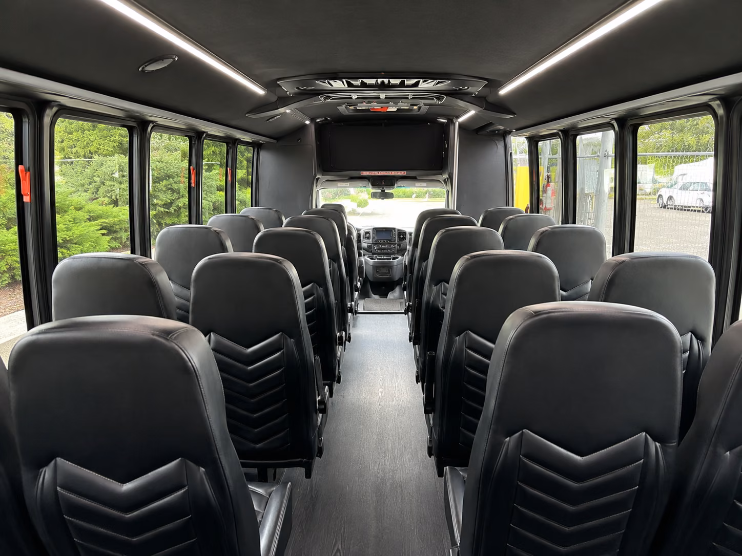 santa fe wine tour brewery transportation onboard seating