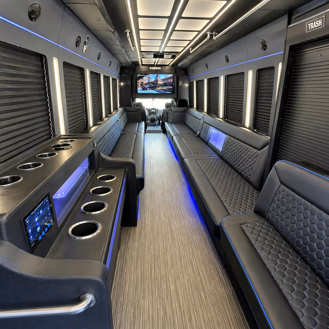 ski santa fe sangre de cristo mountains party bus rental