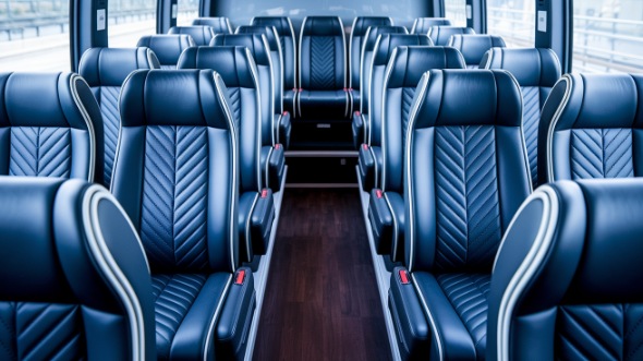 santa fe 18 passenger minibus inside