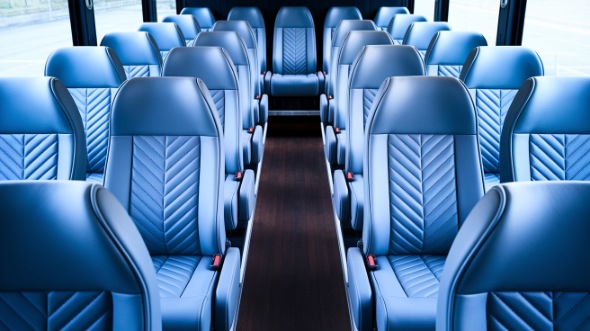 santa fe 28 passenger minibus inside