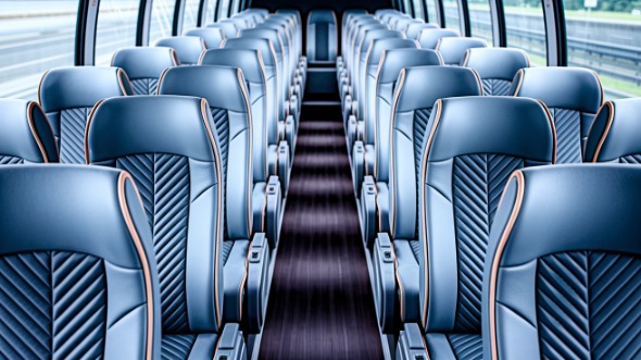 santa fe 56 passenger charter bus interior