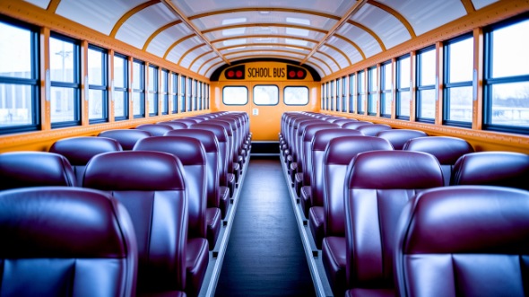 santa fe school bus rental inside